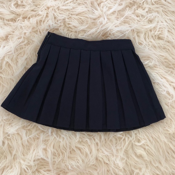 NWOT Girls Navy Blue Pleated Skirt - Picture 5 of 5